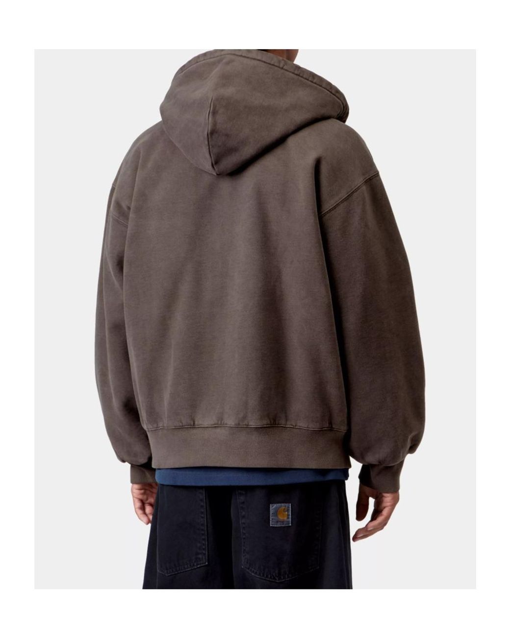 Carhartt Brown Hooded Vista Jacket for men