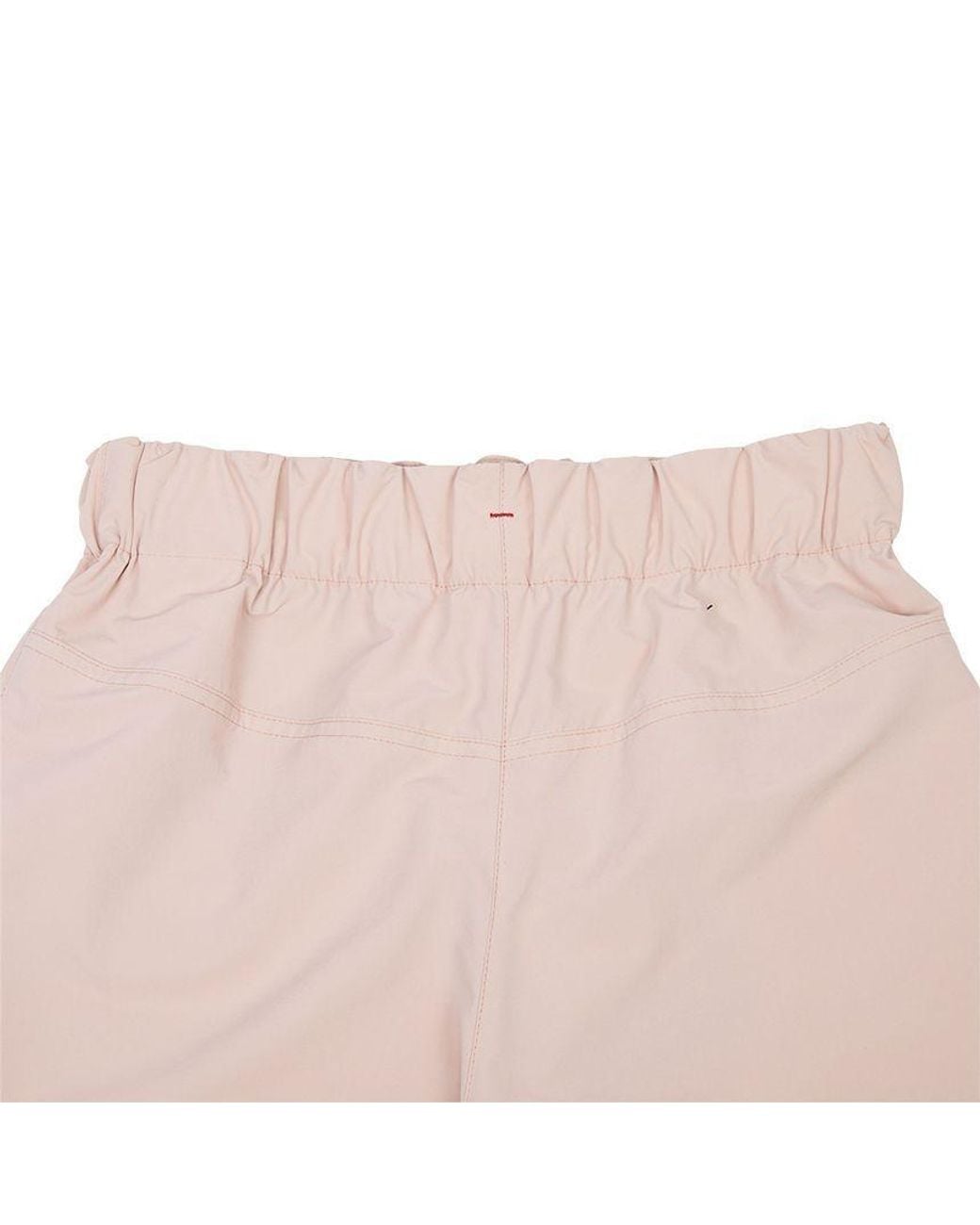 Moncler Pink Grenoble Logo Patch Drawstring Shorts