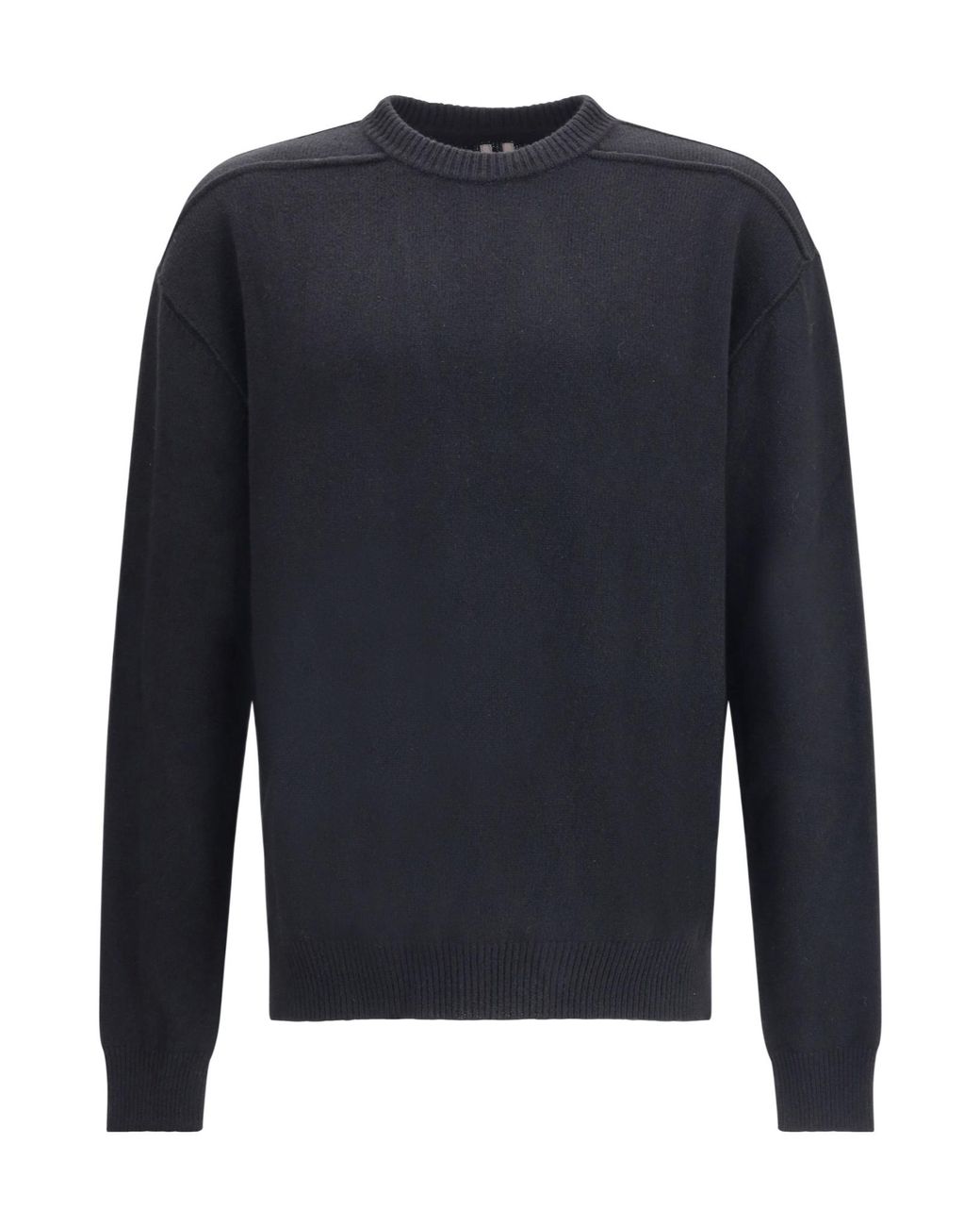 Rick Owens Blue Round Neck Knitted Top for men
