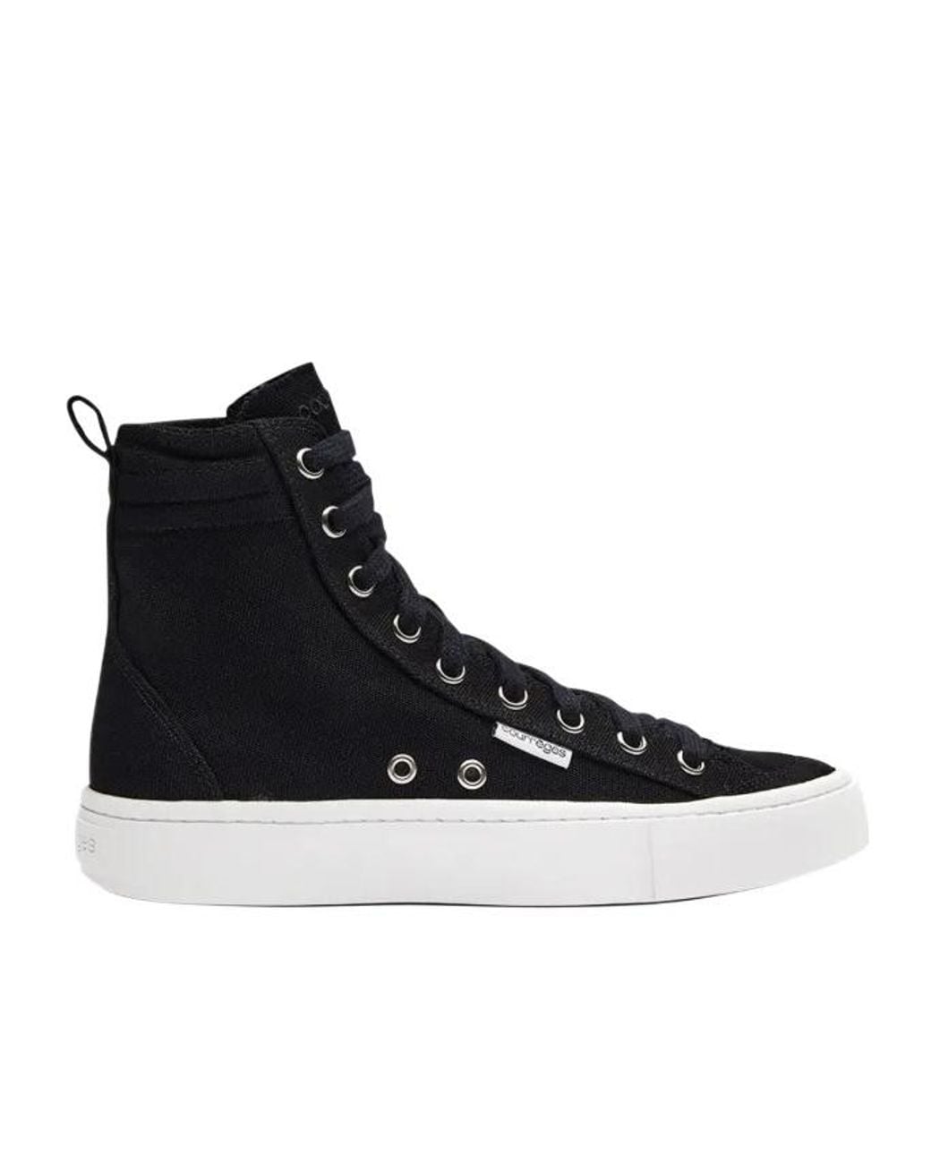 Courreges Black Canvas 01 Hi-Top Sneakers for men