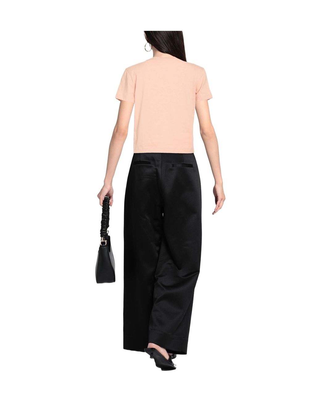 Burberry Pink Solid Color T-Shirts