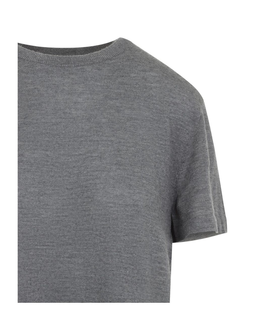 Co. Gray Knit Short-Sleeve T-Shirt