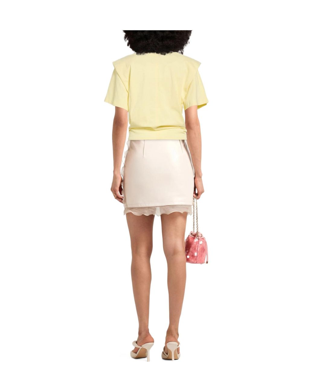 Isabel Marant Yellow Round-Neck Short-Sleeve Tee