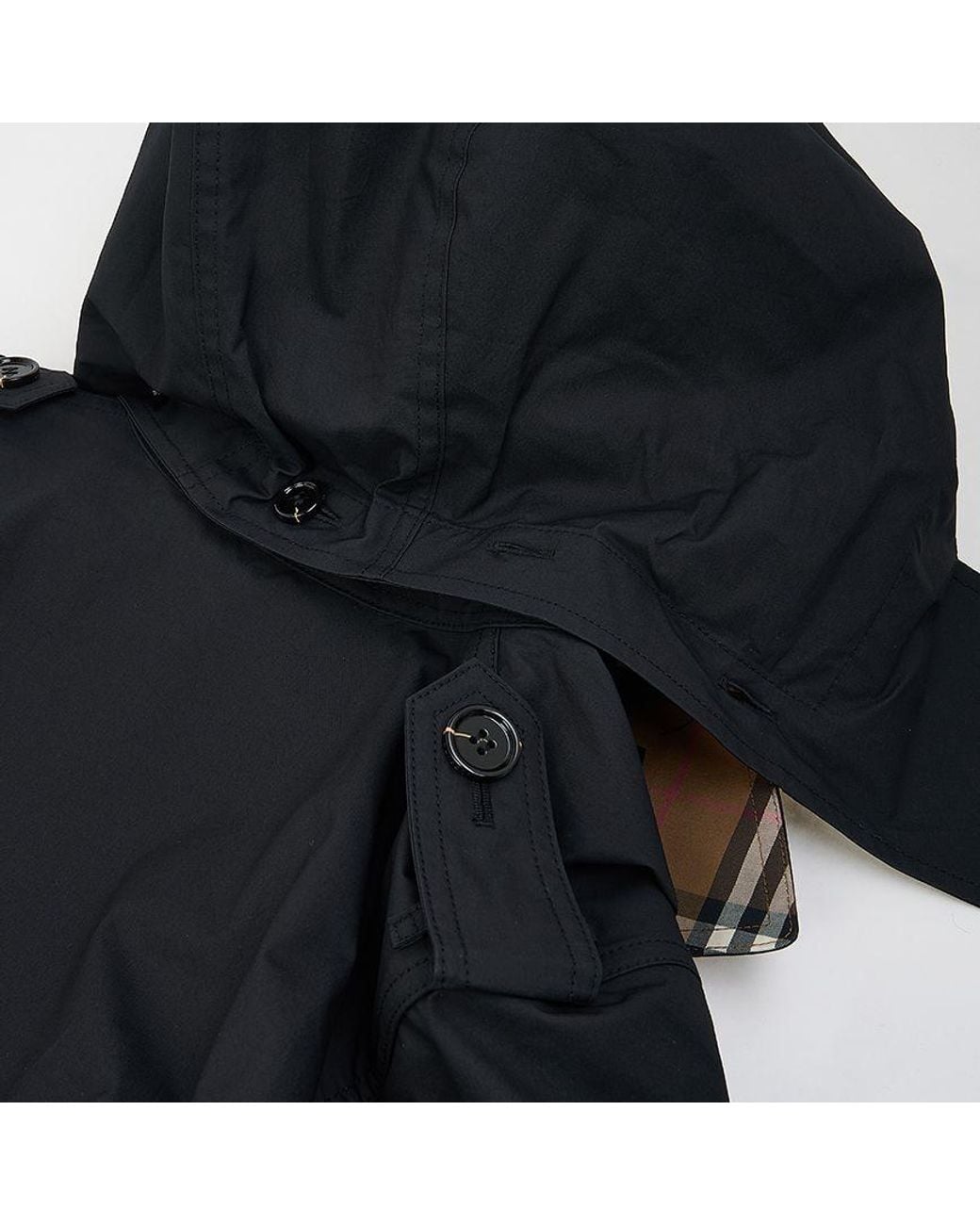 Burberry Black Telford Hooded Windbreaker
