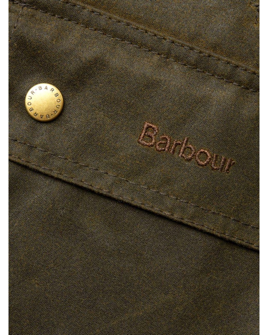 Barbour Green Buttoned-Pocket Jacket