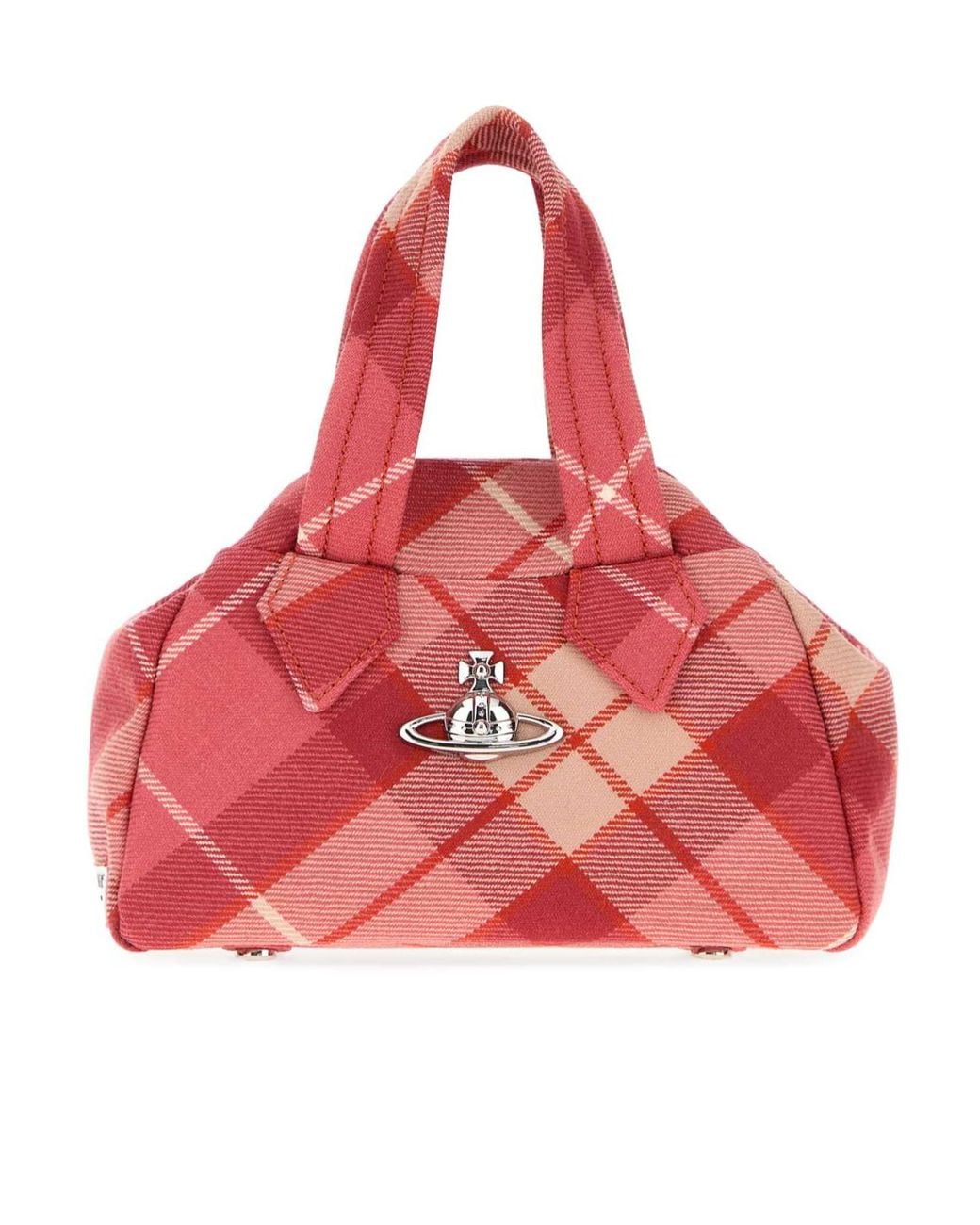 Vivienne Westwood Red Archive Orb Plaque Small Handbag