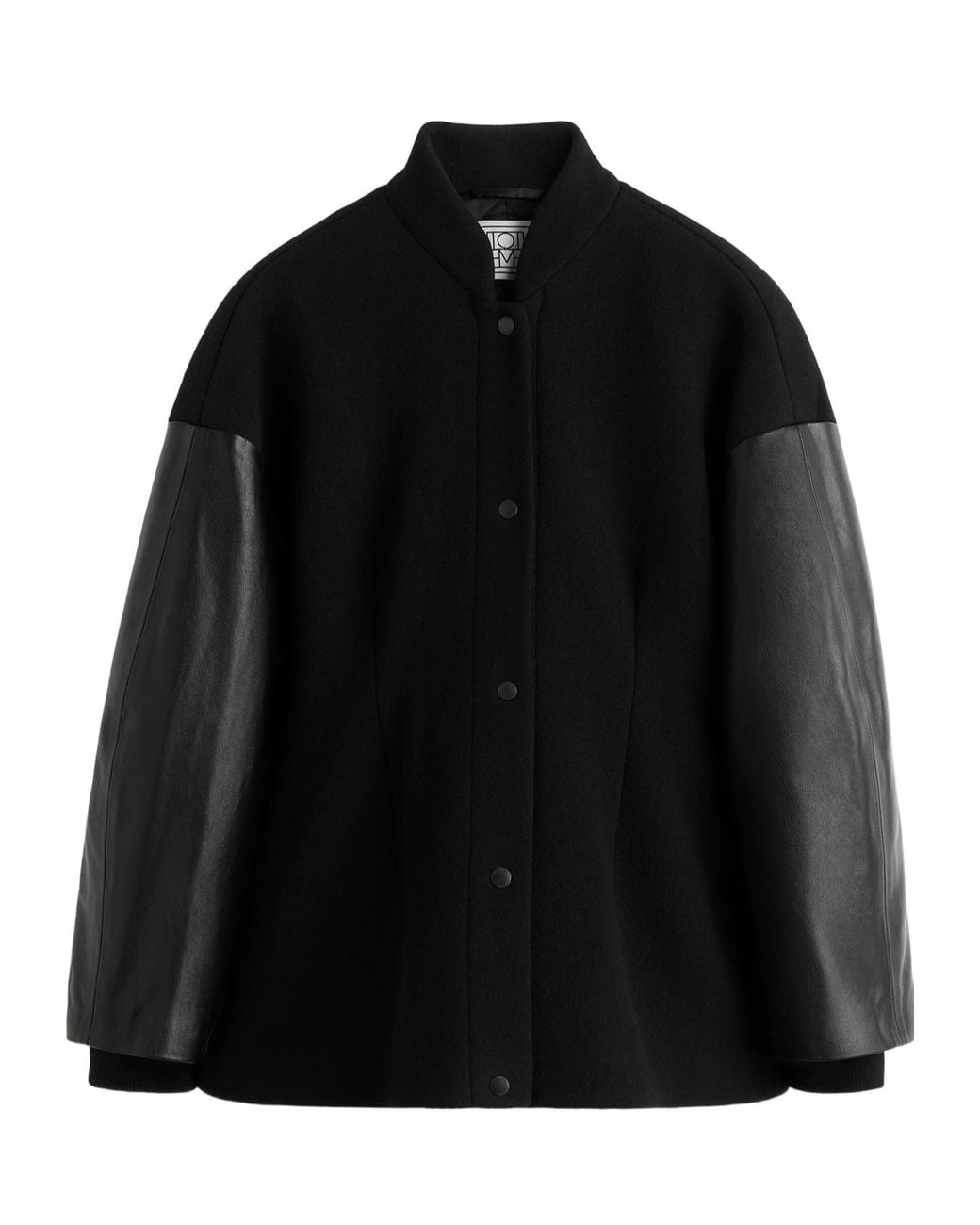 Totême Black Totême Varsity Bomber Jacket