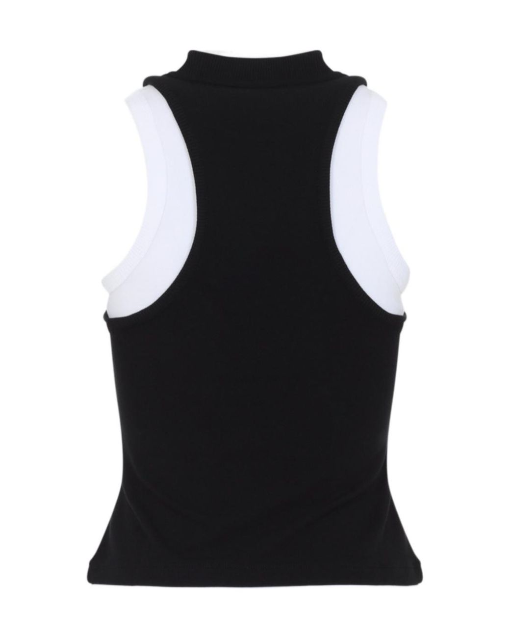 Versace Black Layered Tank Top