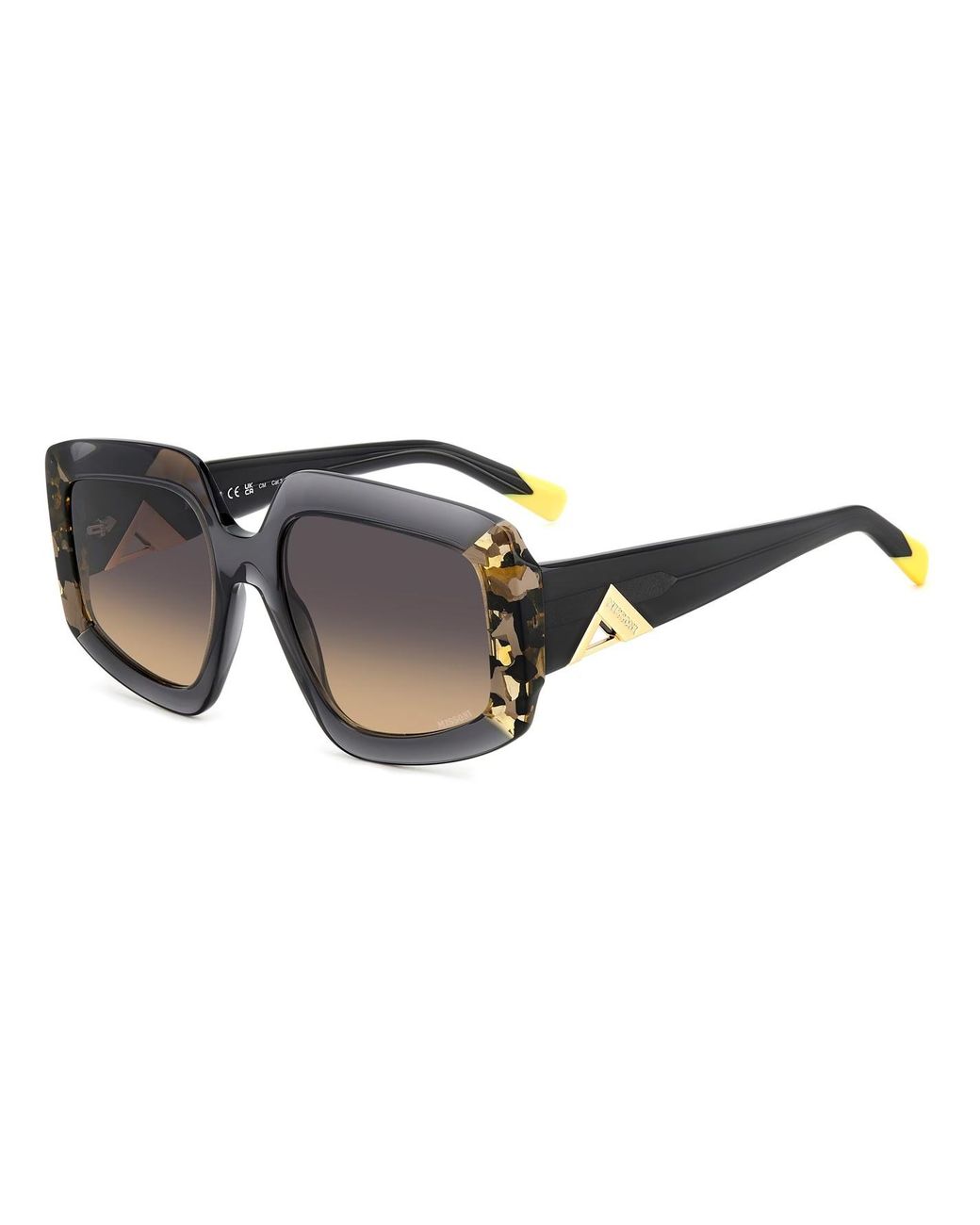 Missoni Multicolor Logo Detail Sunglasses