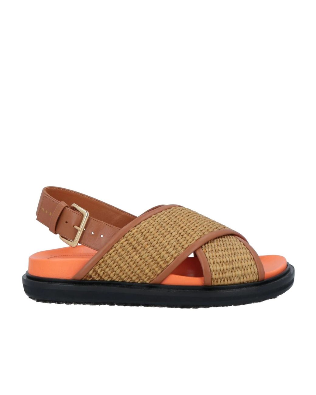 Marni Brown Slingback Sandals
