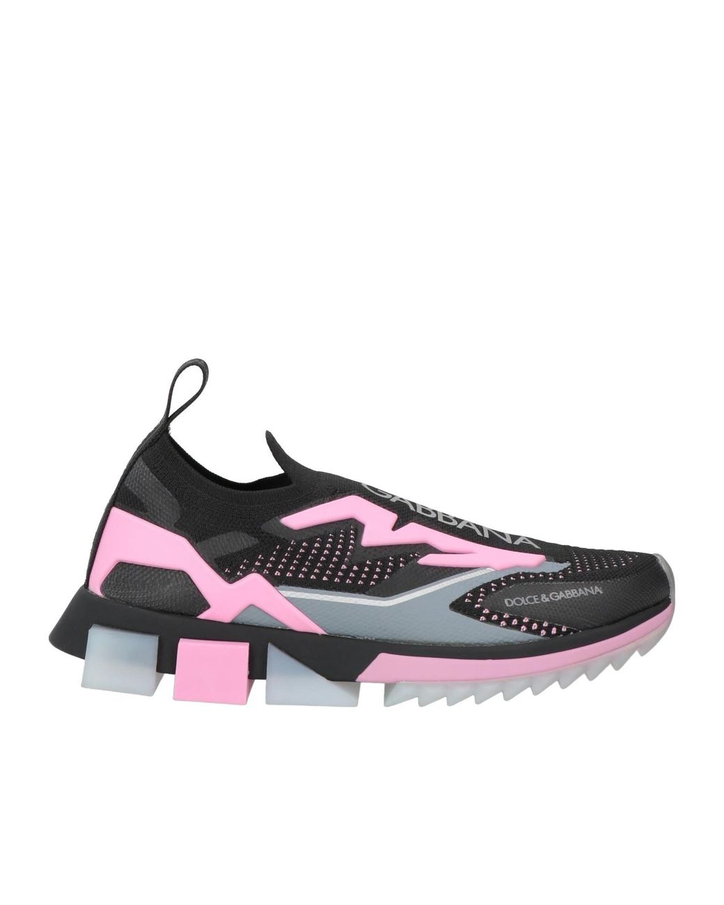 Dolce & Gabbana Black Two-Tone Spliced Sneakers