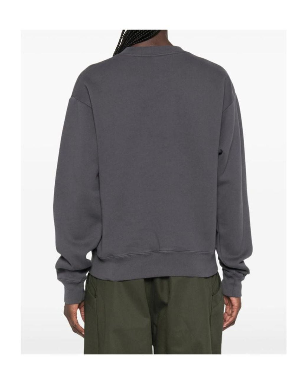 Sporty & Rich Gray Long-Sleeved Sweatshirt