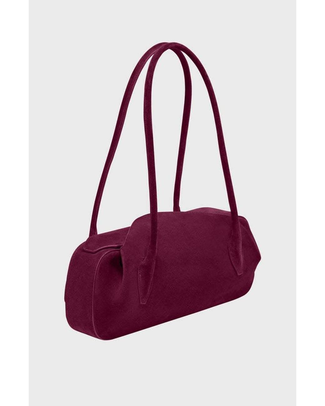 Yuzefi Purple Oyster Shoulder Bag