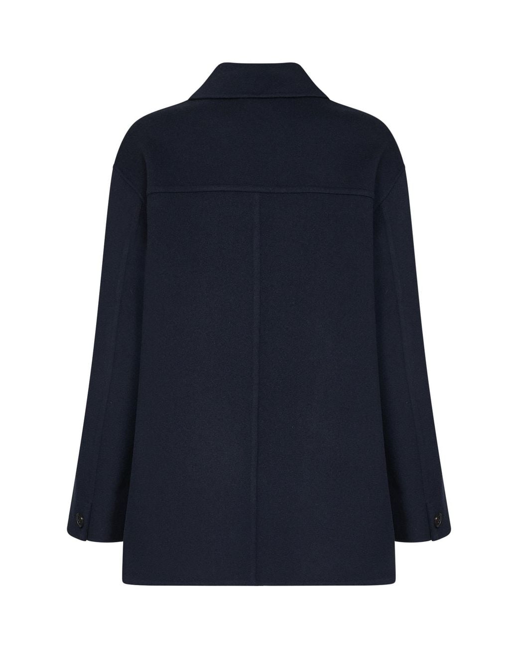 Max Mara Blue 'S Smmgiugno Button-Up Coat