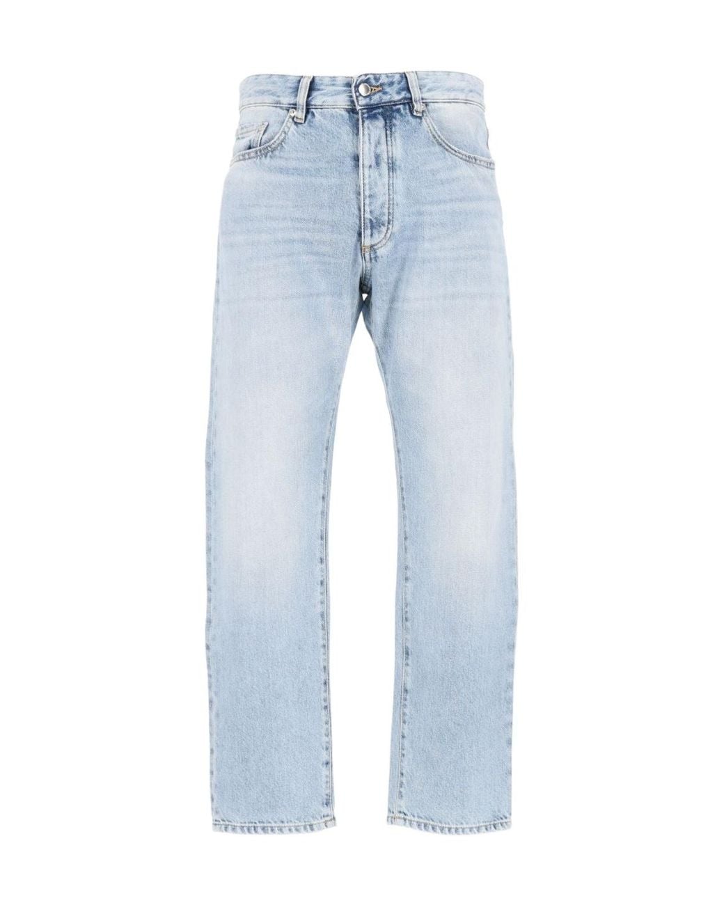 ICON DENIM Blue Josh Carrot Low Waist Jeans for men