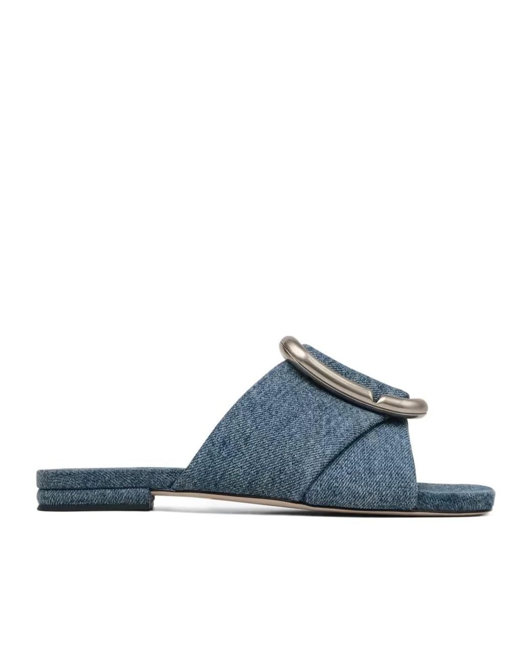 Marc Jacobs Blue The Denim Pop J Marc Sandals