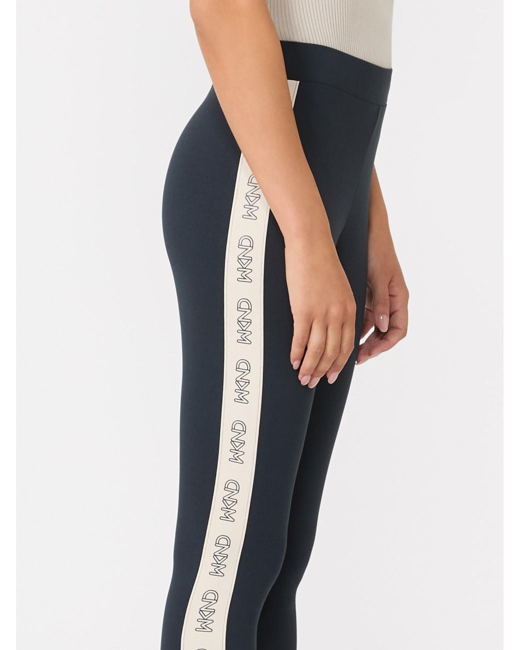 Weekend by Maxmara Blue Technical Jersey Leggings