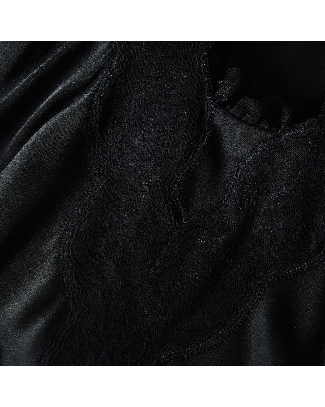 McQueen Black Slim-Fit Midi Slip Dress