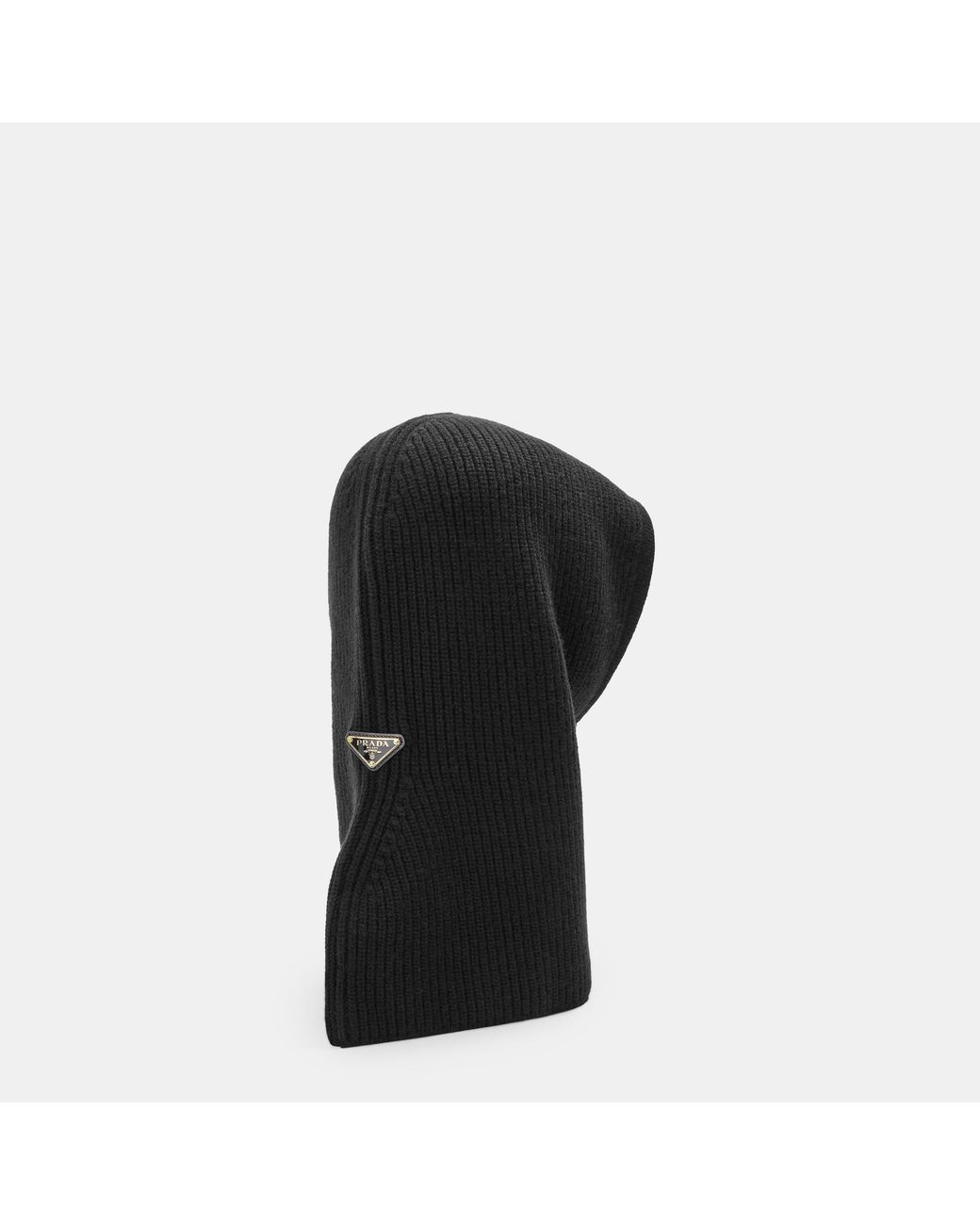 Prada Black Logo Scarf