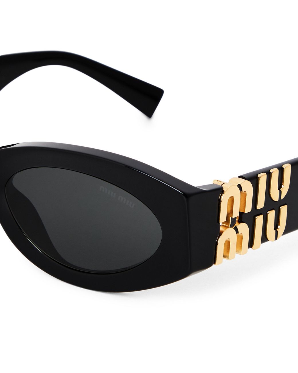 Miu Miu White Solid Color Sunglasses