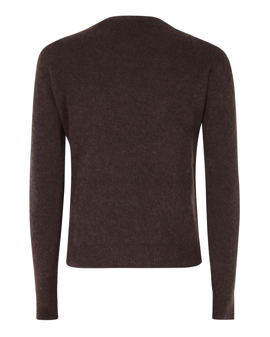 Roberto Collina Brown Crew-Neck Sweater