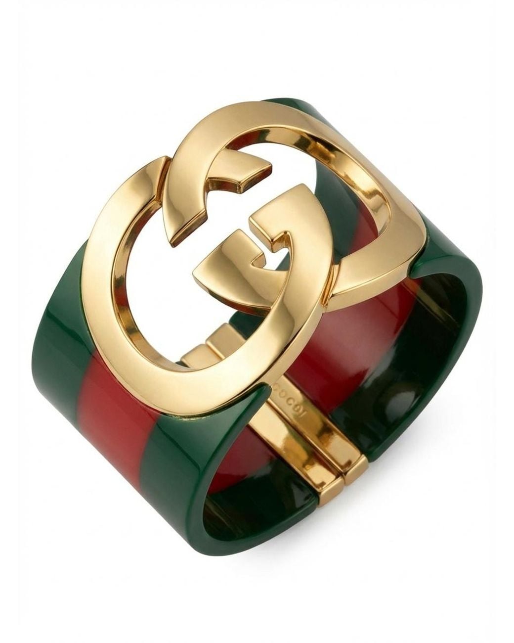 Gucci Metallic Interlocking Cuff Bracelet