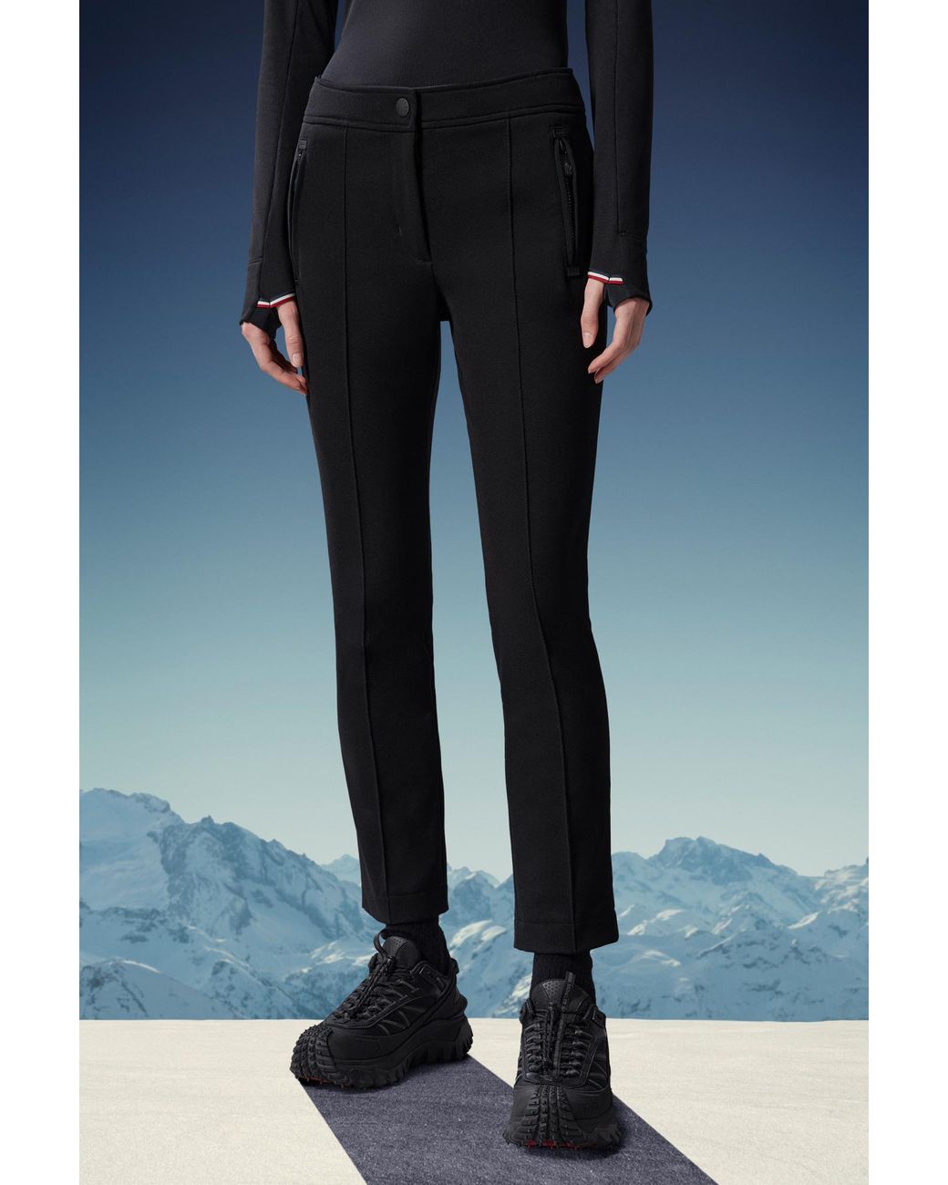 Moncler Black Twill Trousers