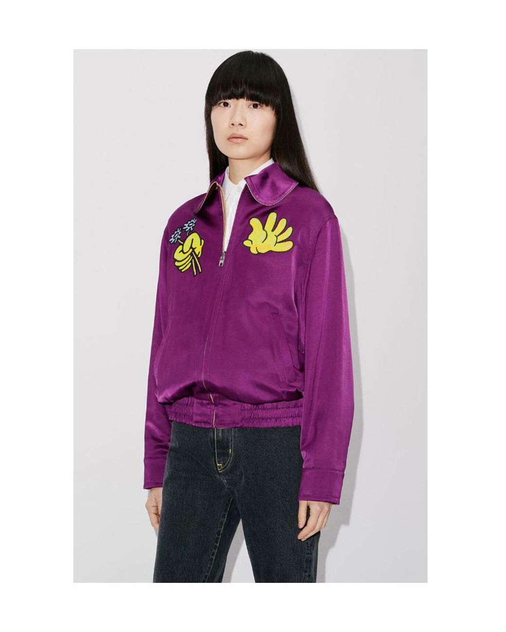 KENZO Purple Boke Boy Reversible Zipped Jacket