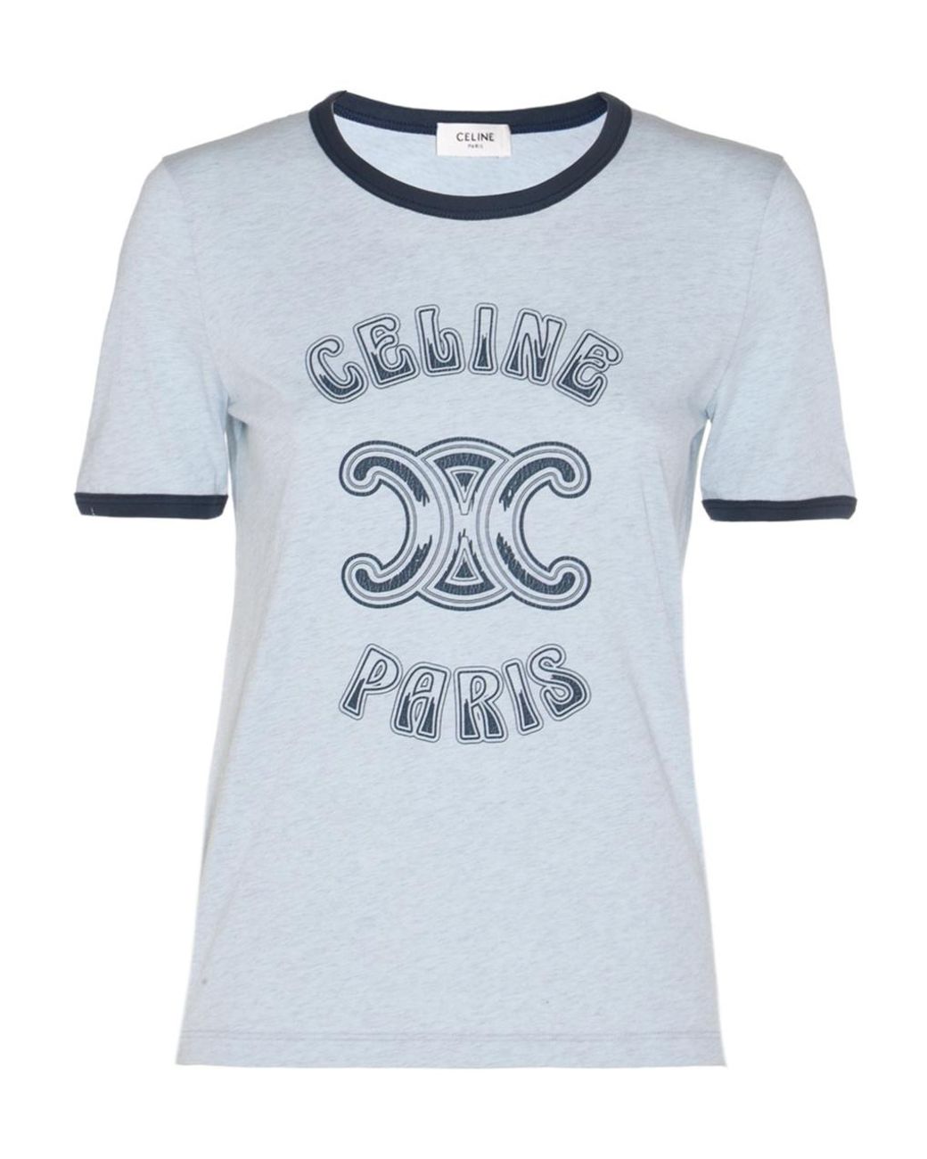 ◇Celine◇CELINE PARIS BOXY T-SHIRT IN COTTON JERSEY Tシャツ