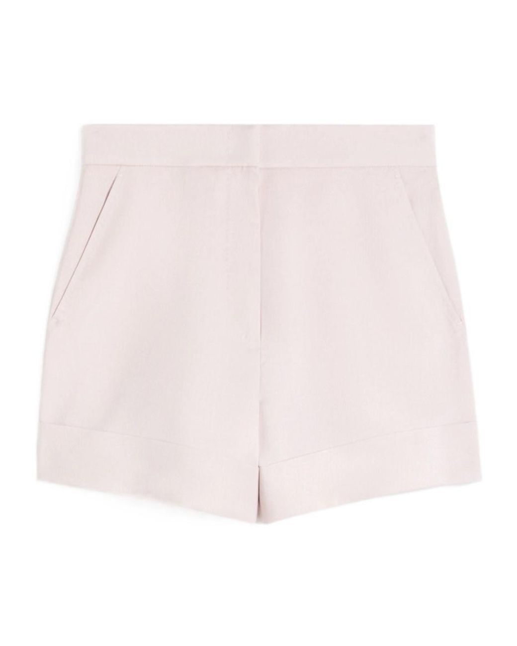 Max Mara Pink Mxmcelebre Turn-Up Hem Shorts