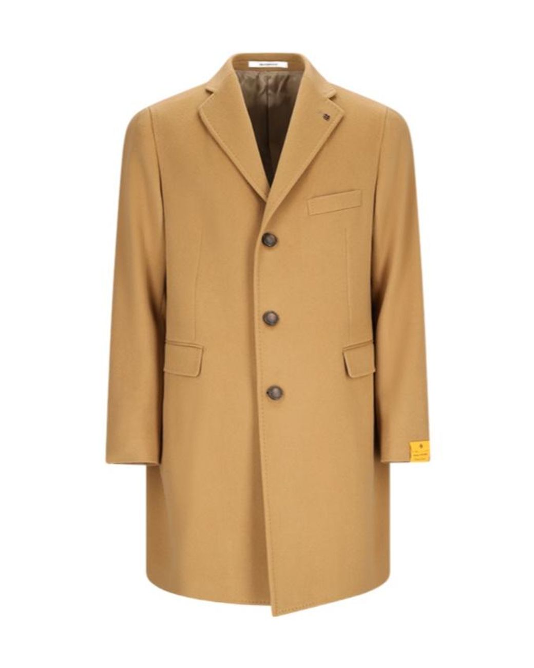 Tagliatore Natural Single-Breasted Coat for men