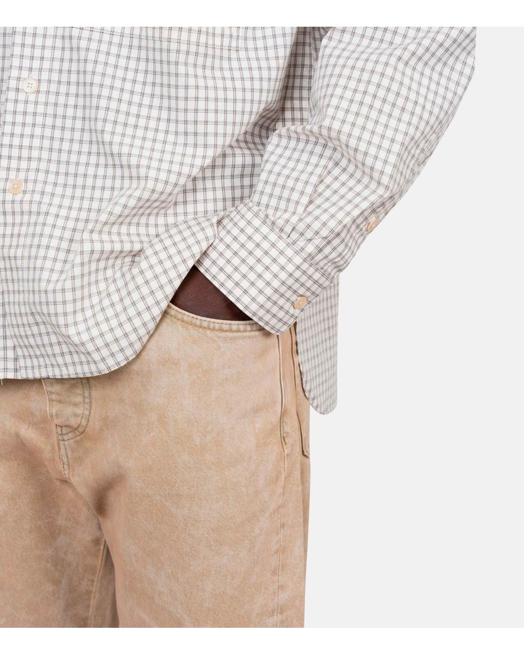 sunflower Gray Logo Patch Straight-Leg Jeans for men