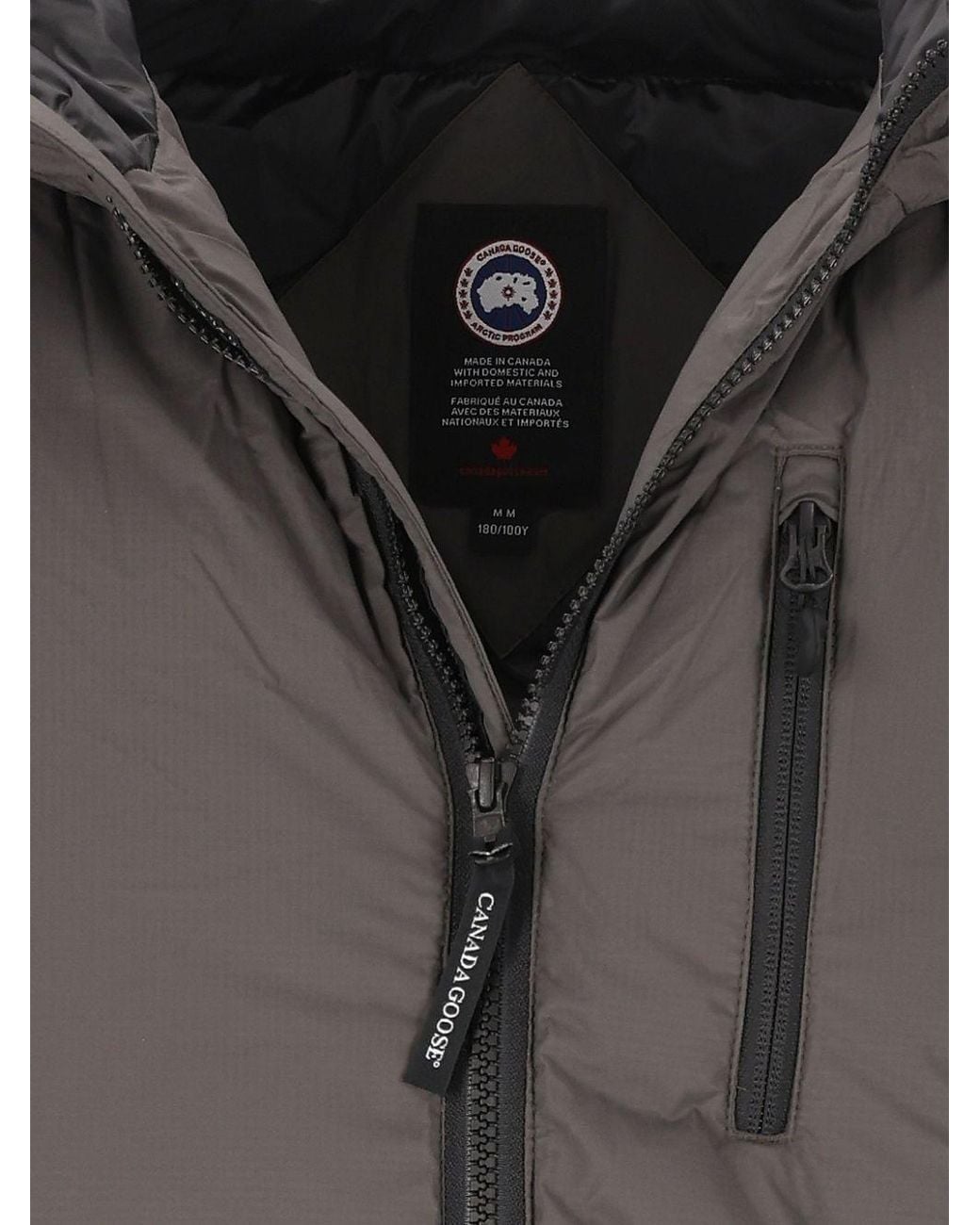 Canada Goose Gray Lodge Puffer Jacket for men
