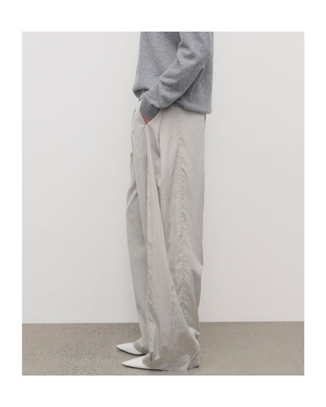 The Row Gray Iven Pants