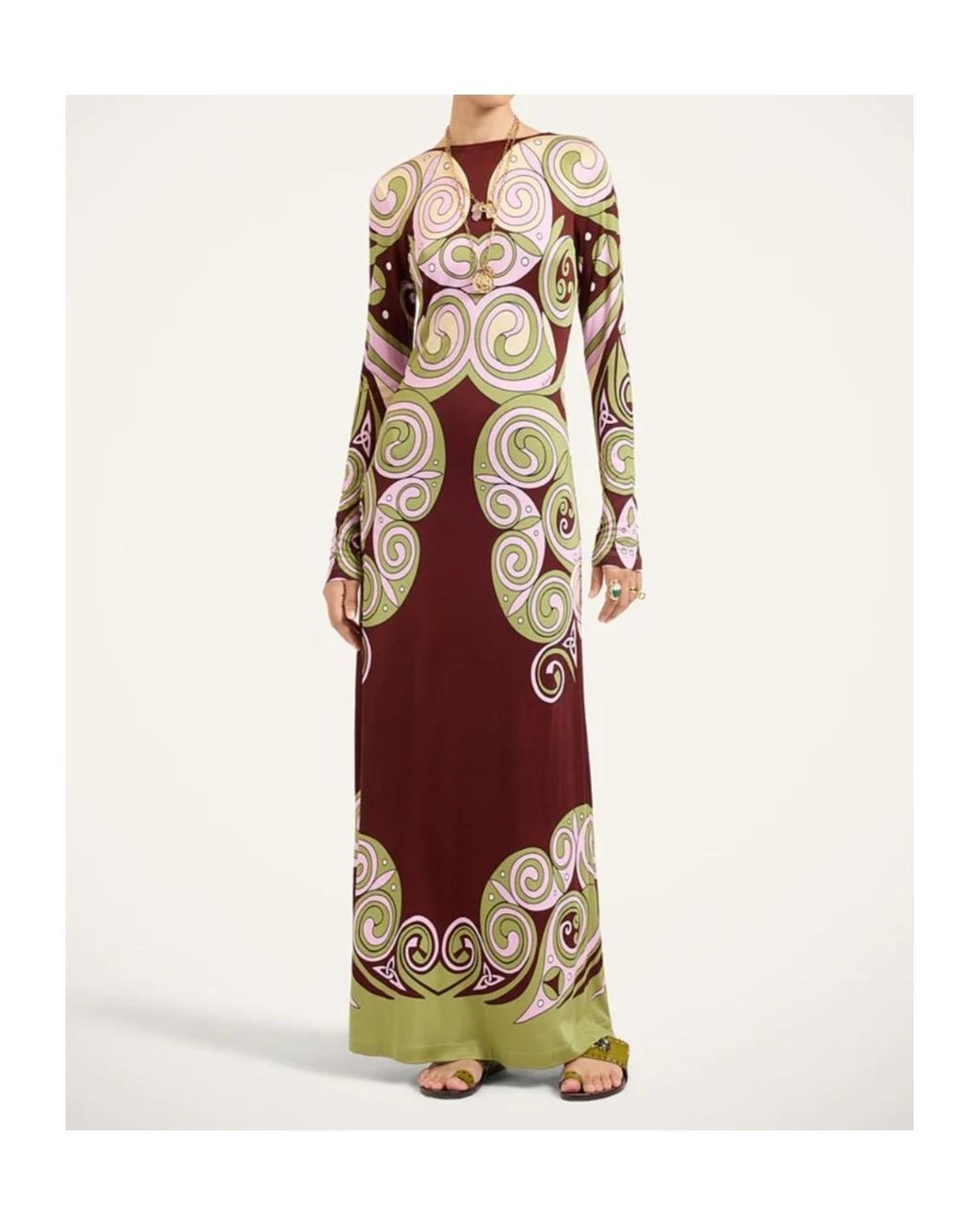 LaDoubleJ Multicolor La Doublej Kells Swirl Fitted Dress