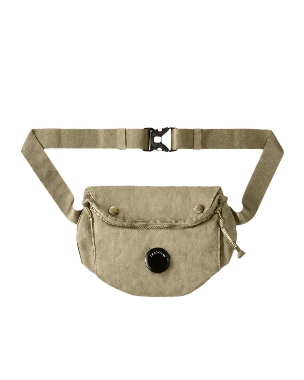 C P Company Natural Nylon Type B Zippered Waist Pack For Lenses for men
