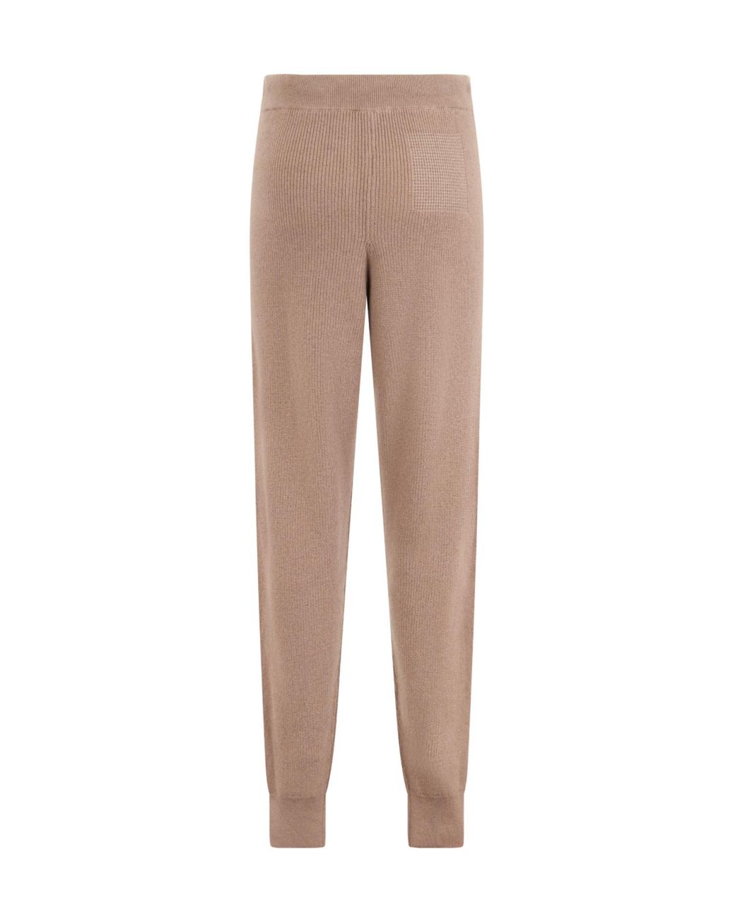 Peserico Natural Drawstring Knit Joggers