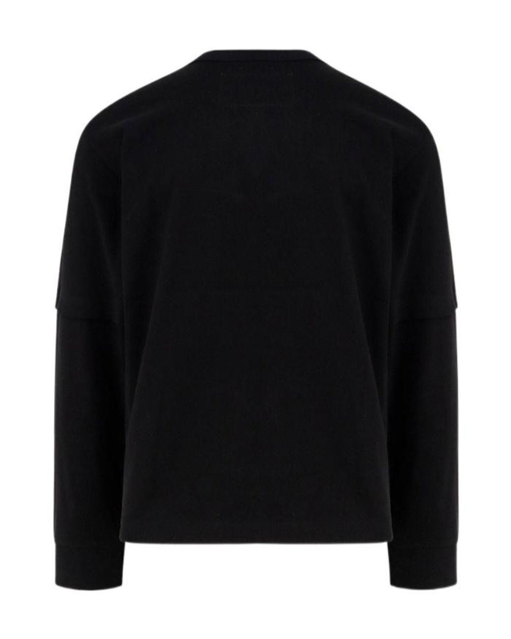 Sacai Black X Carhartt Wip Logo Patch Crewneck Sweatshirt for men