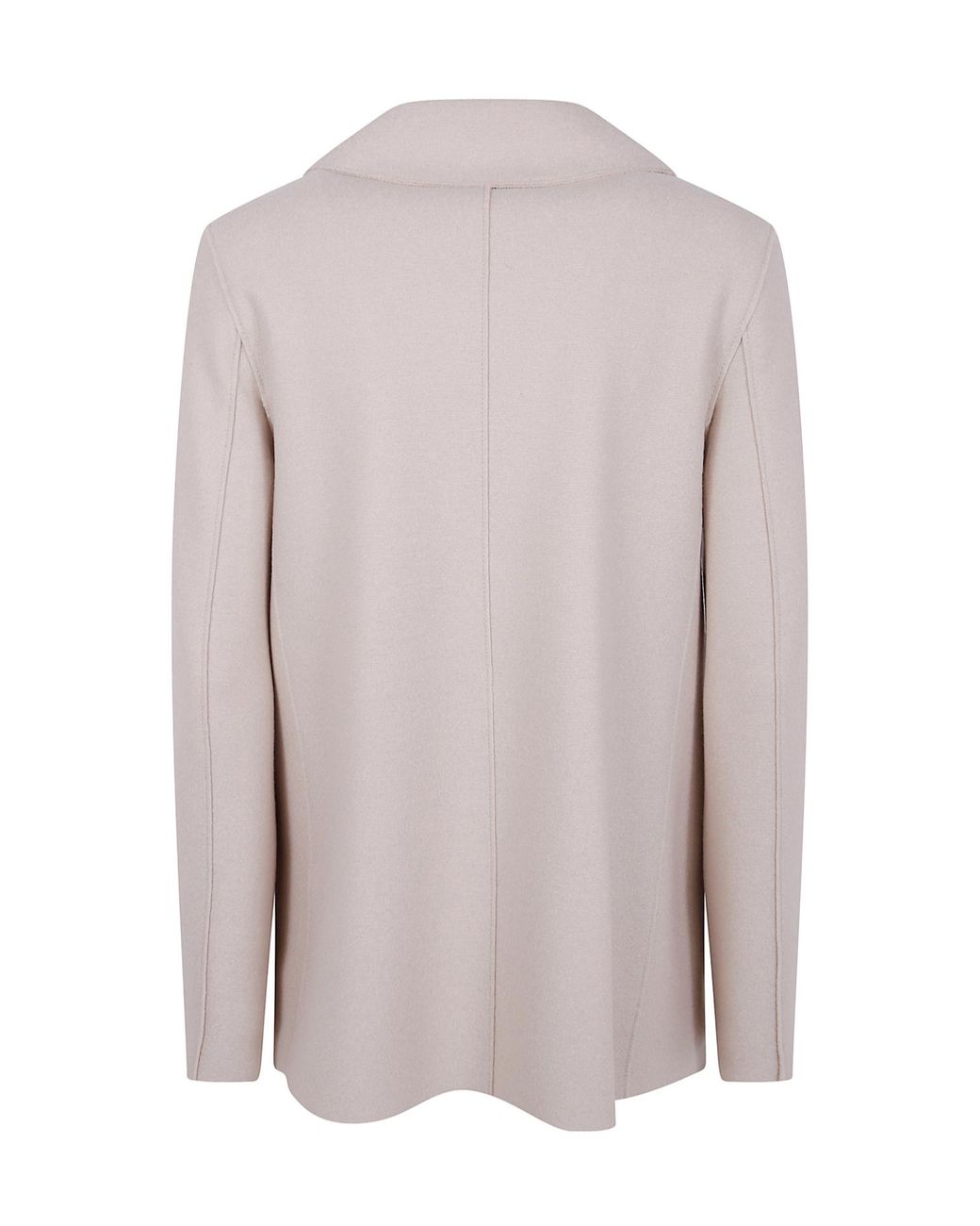 Harris Wharf London White Double-Breasted Coat