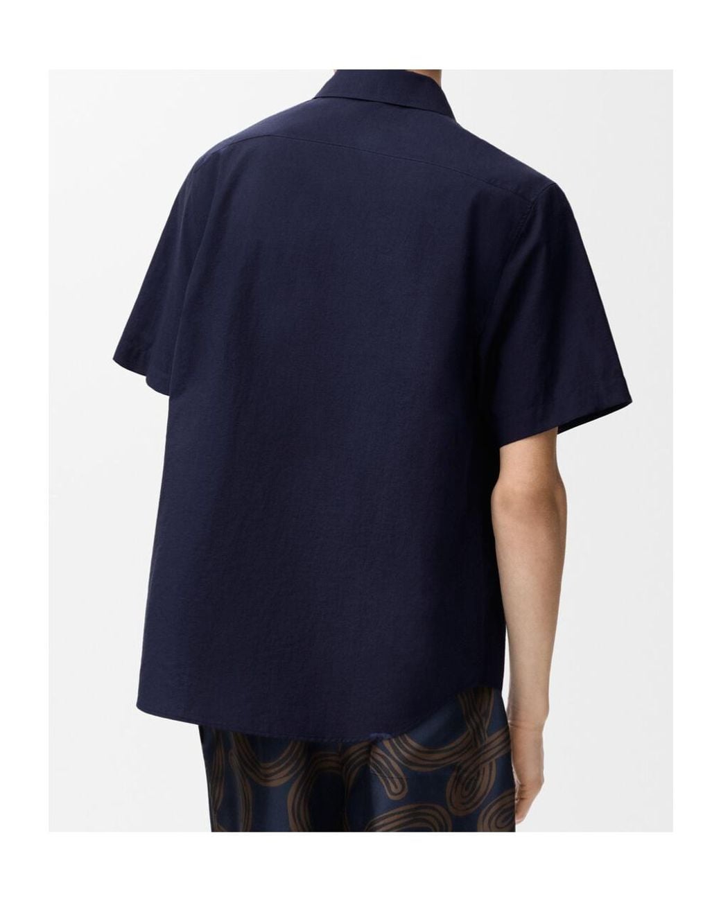 Loewe Blue Short Sleeve Shirt for men