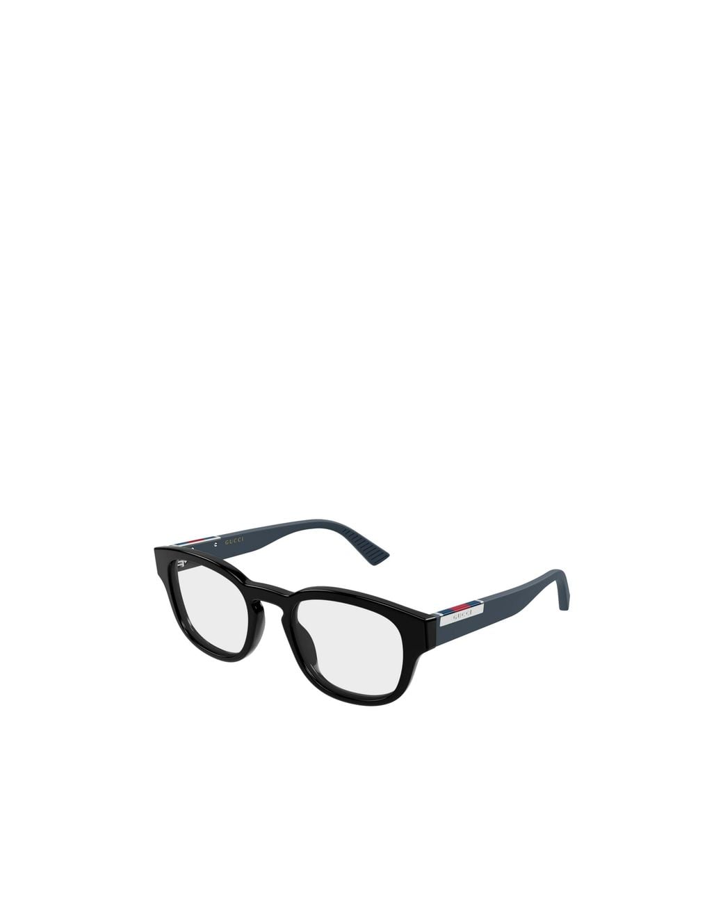Gucci White Eyewear Panthos Frame Glasses for men