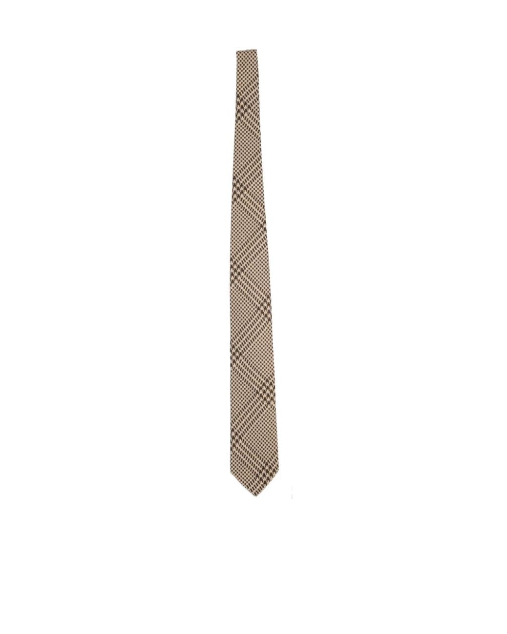 Tom Ford White Checked 8Cm Tie for men
