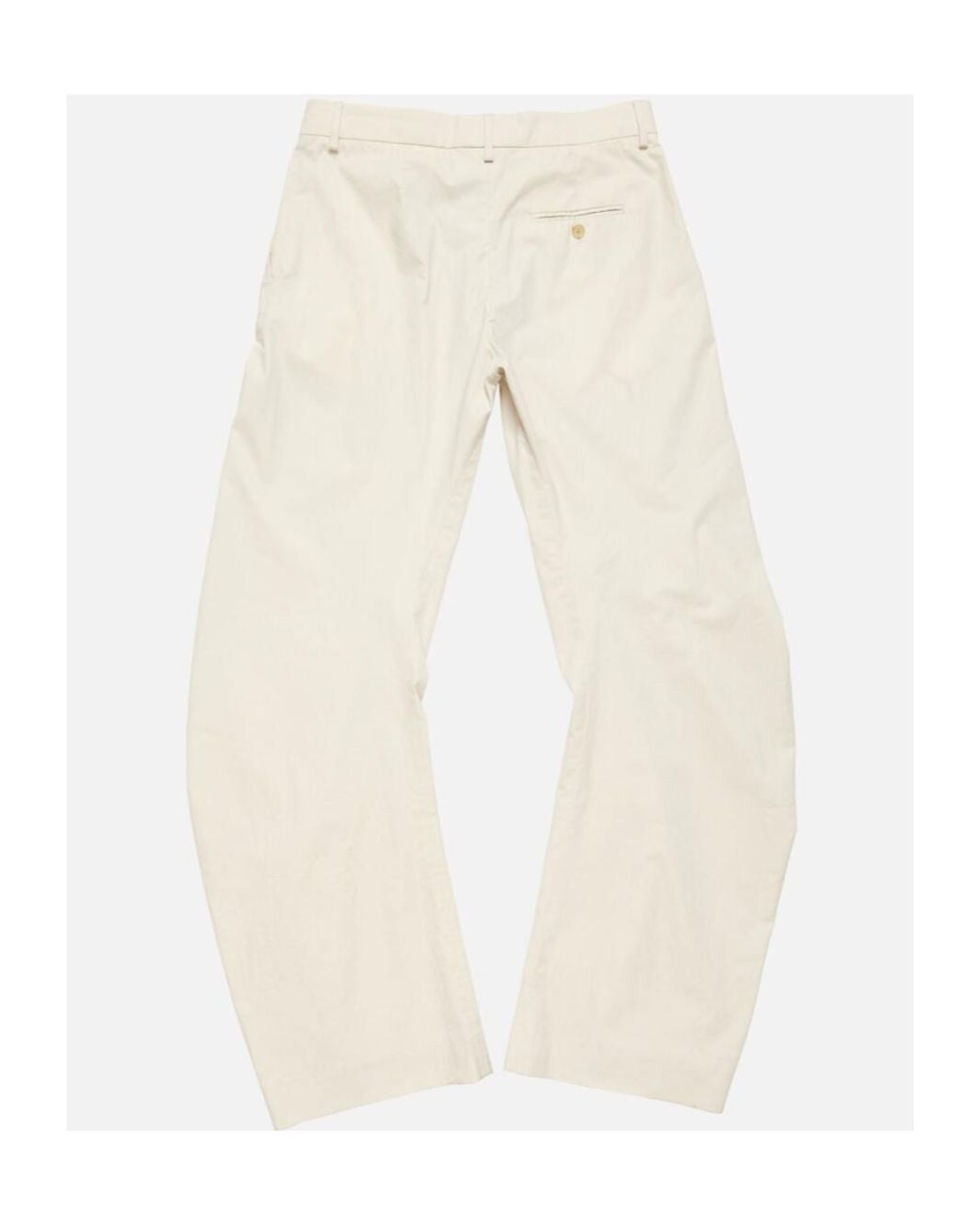 Acne Natural Barrel-Leg Pants