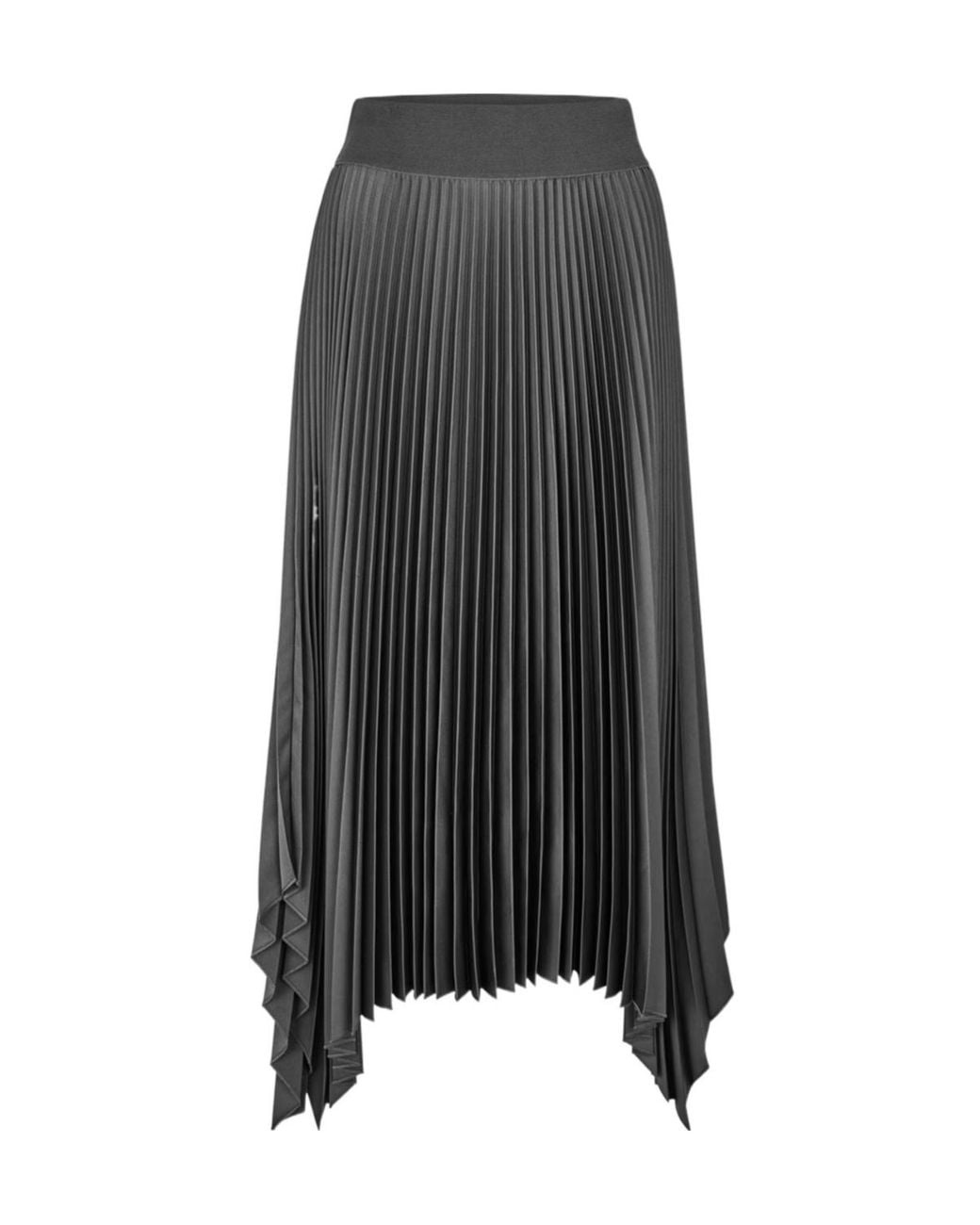Joseph Black Asymmetrical Hem Skirt