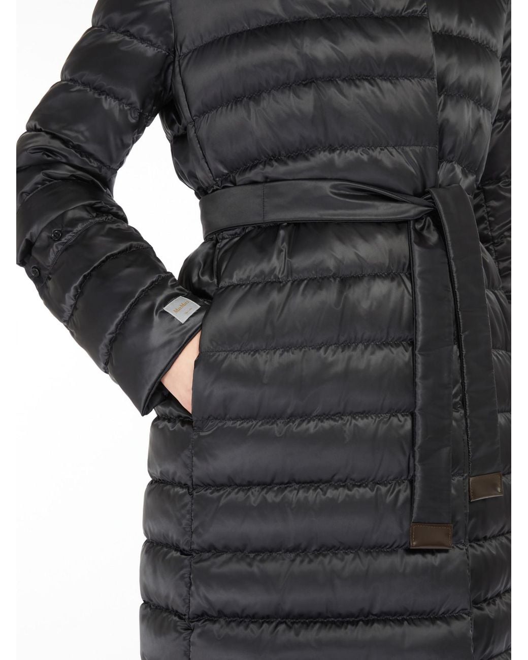 Max Mara Gray The Cube Novef Quilted Down Coat