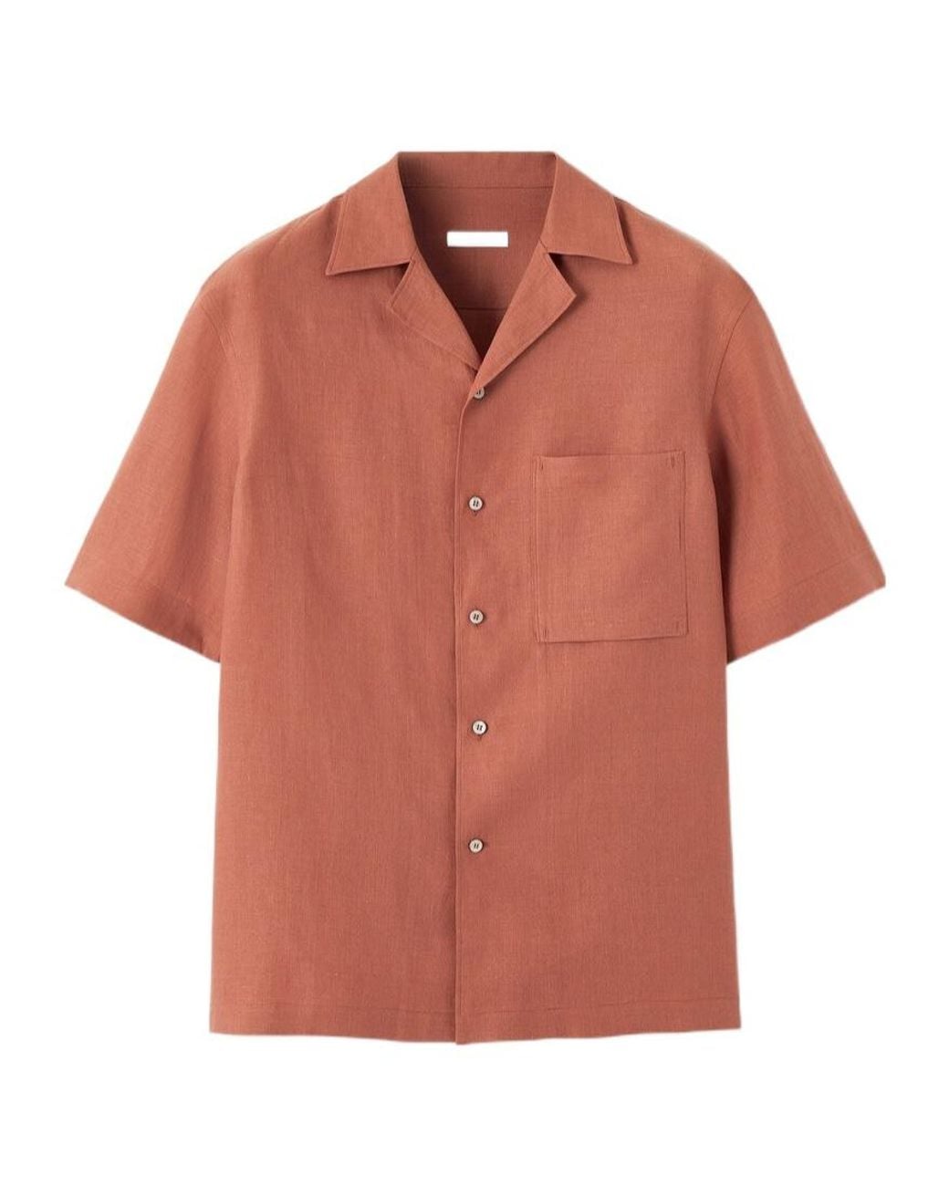 Loro Piana Orange Federico Shirt for men