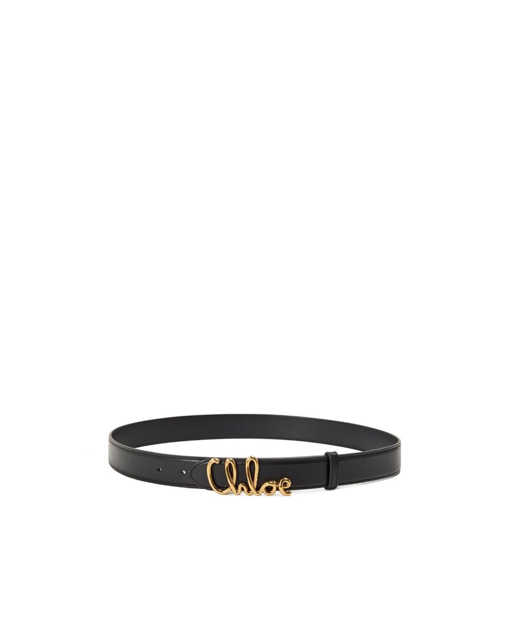 Chloé White Leather Belt