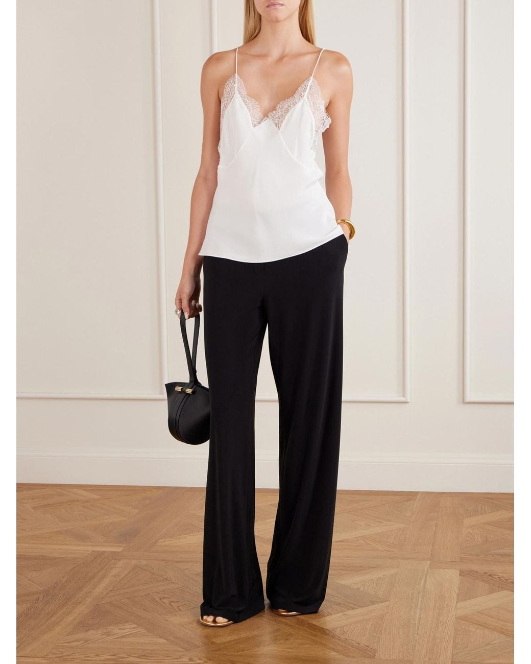 Norma Kamali Black Simple And Casual Pants