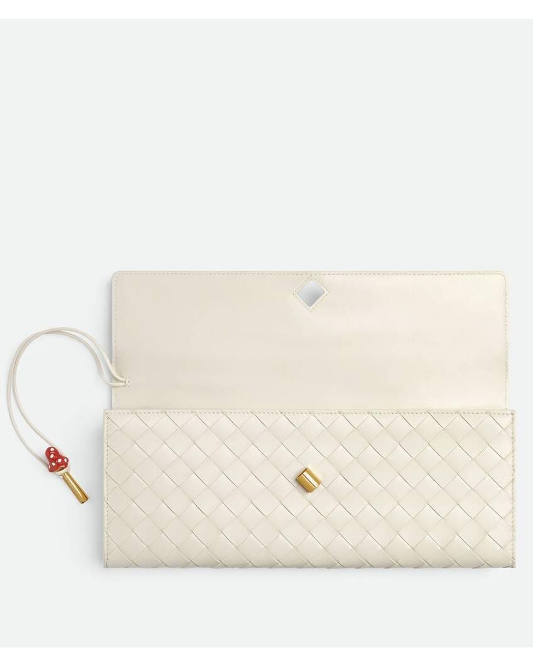 Bottega Veneta Natural Andiamo Clutch