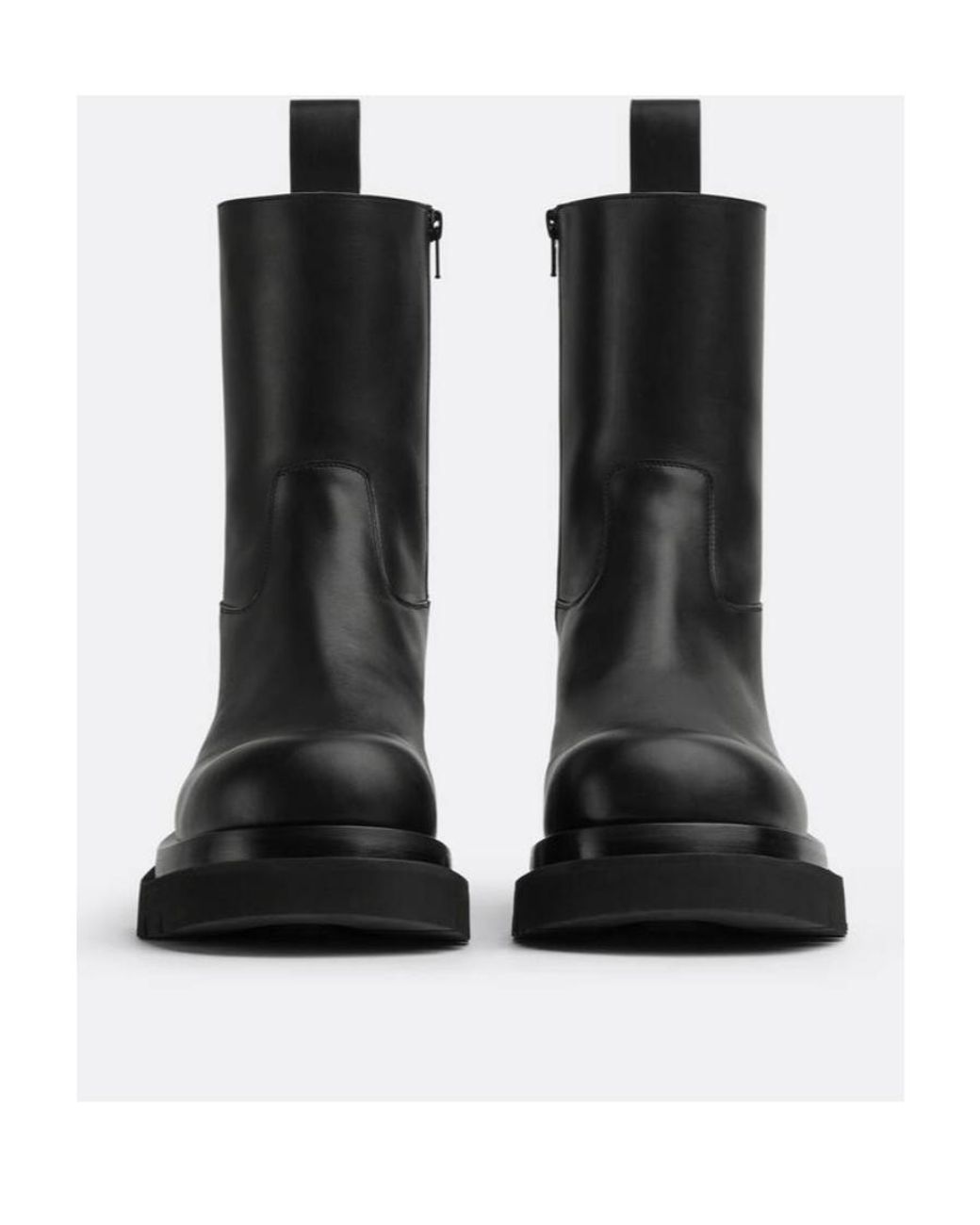 Bottega Veneta Black Lug Boots for men